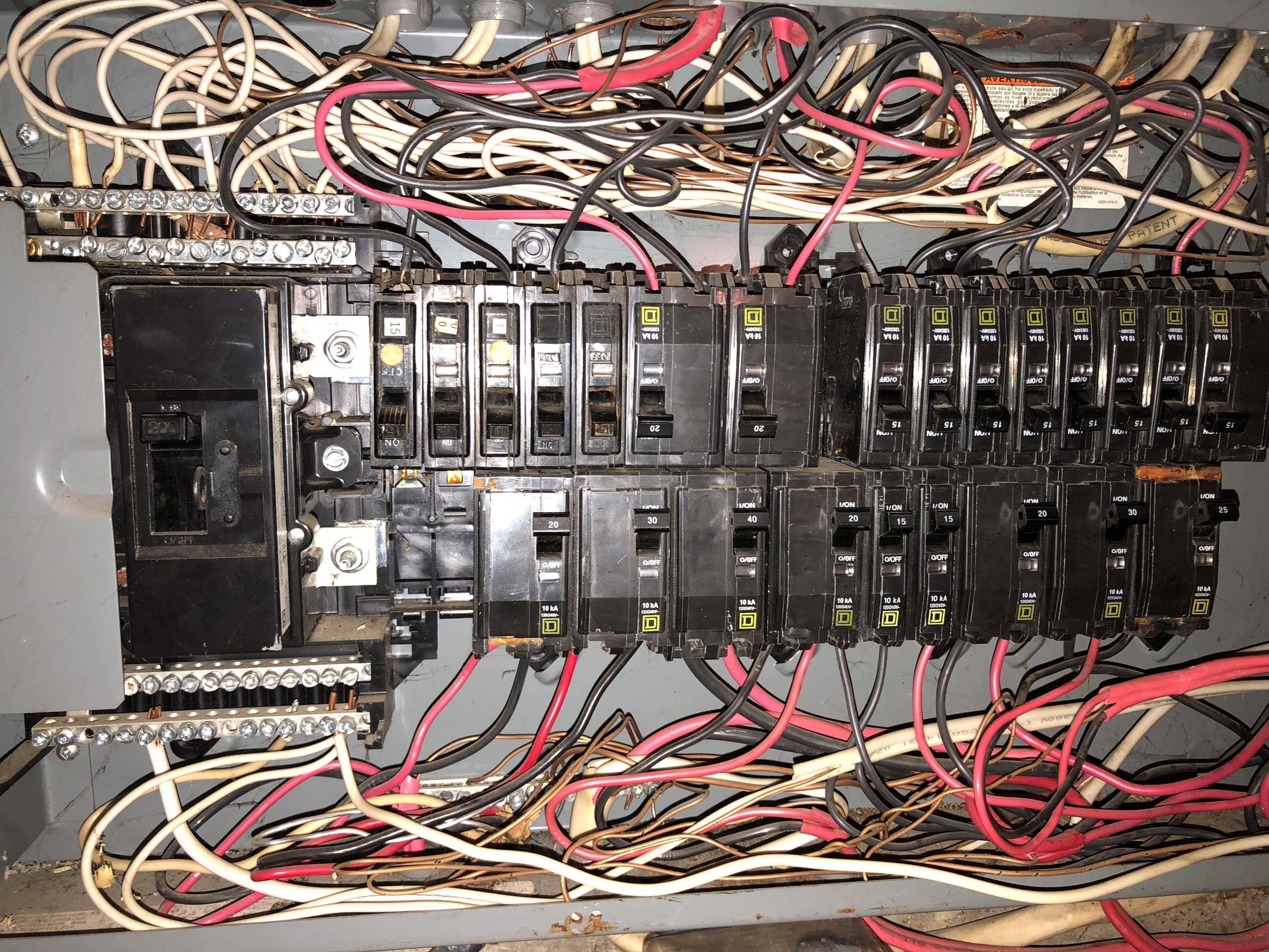 Electrical panel.