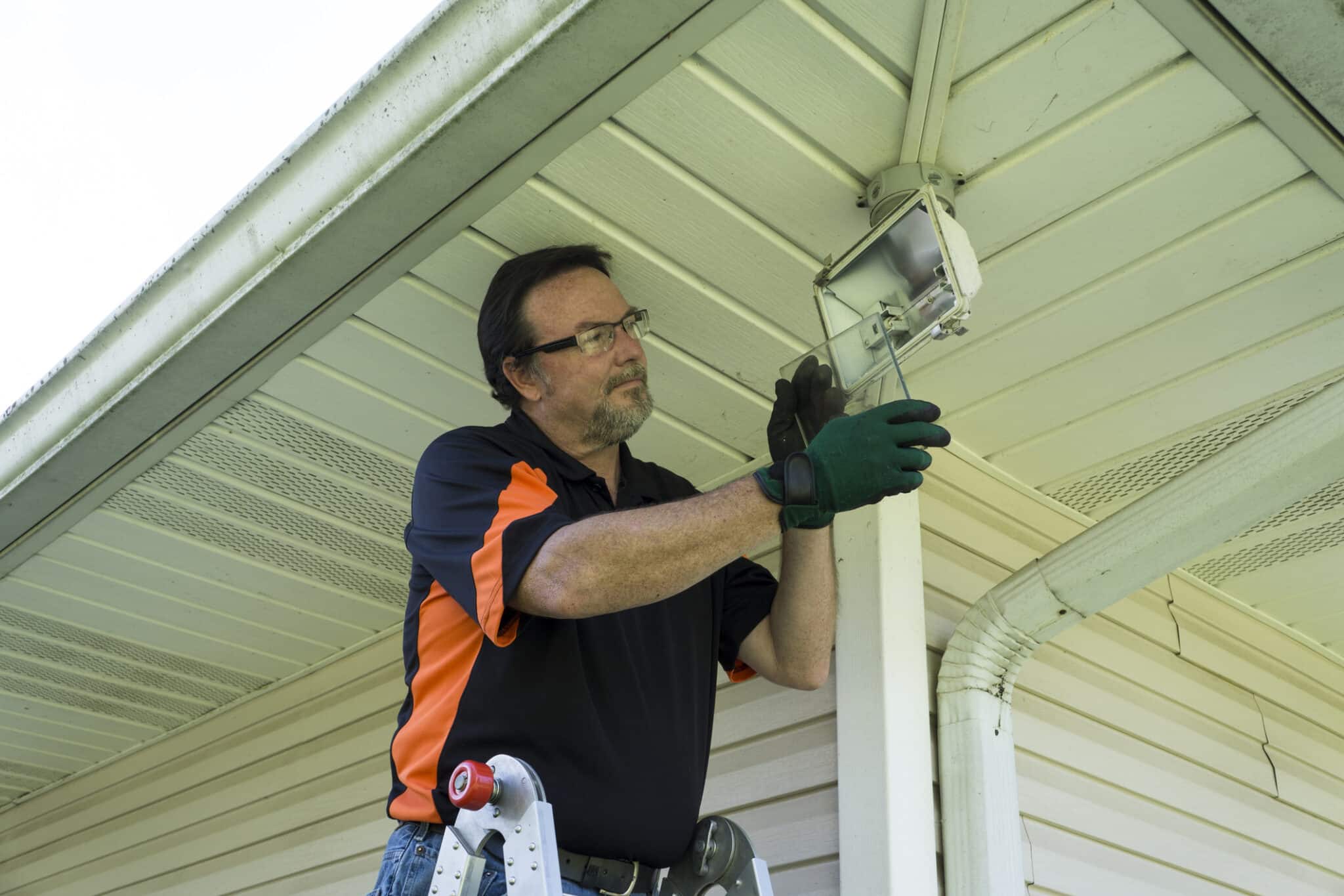Replace bulbs, Security Lighting Options.