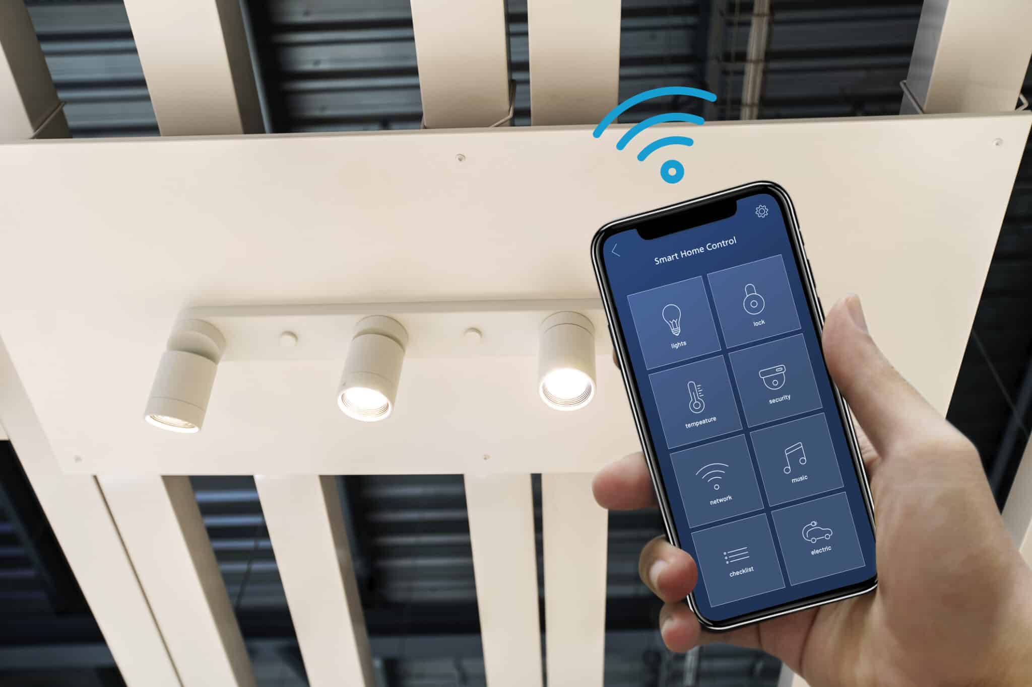 Smart Home Automation Technology Devices.